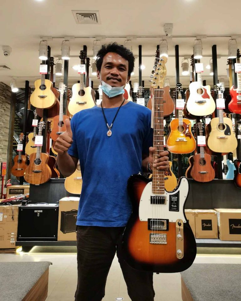 ไฟฟ้า FENDER PLAYER TELE HH PF 3TS ซีคอน