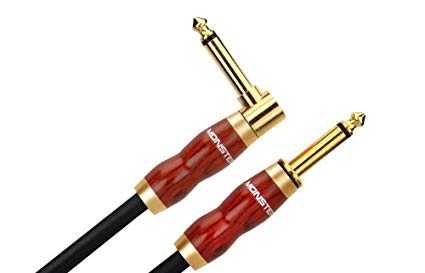 Monster Acoustic 12ft Angled to Straight Instrument Cable สายแจ็ค ขายราคาพิเศษ