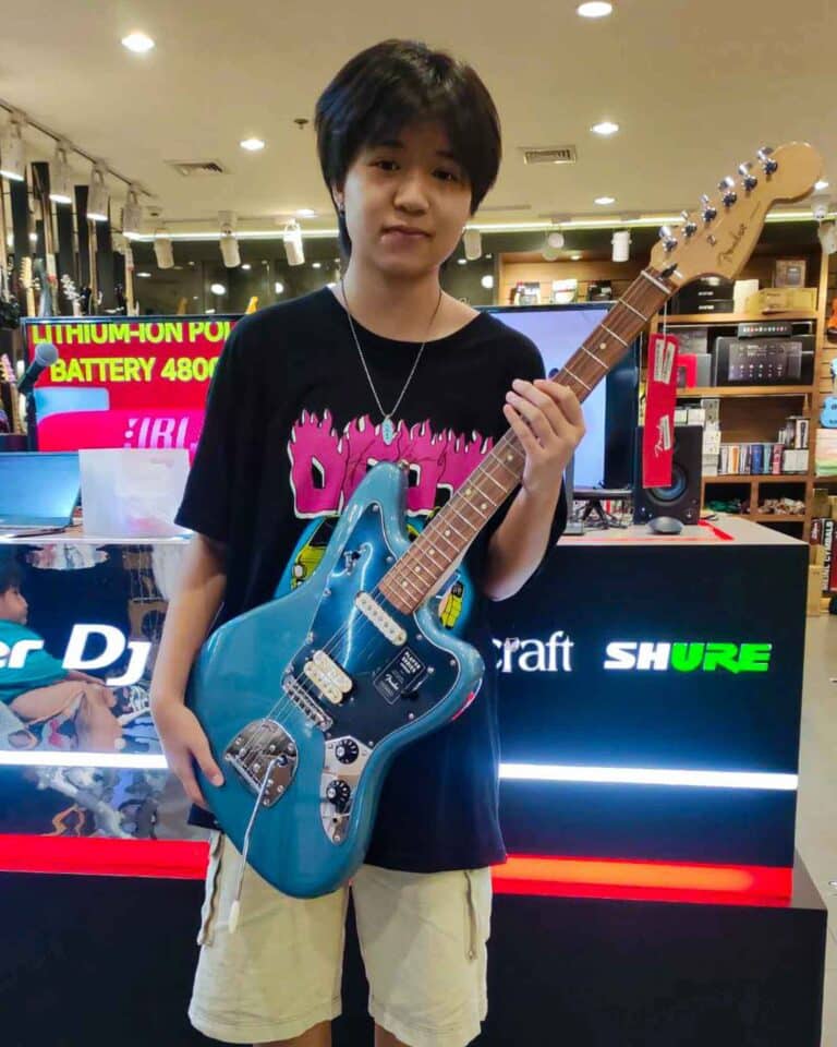 ไฟฟ้า Fender Player Jaguar PF Tidepool ซีคอน