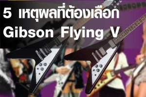 5 เหตุผลที่ต้องเลือก Gibson Flying Vราคาถูกสุด | 