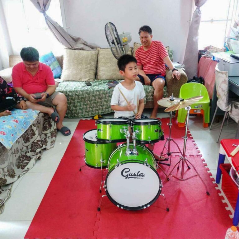 Gusta Jr.5 Pro กลองชุดเด็ก ลูกค้า Music Arms