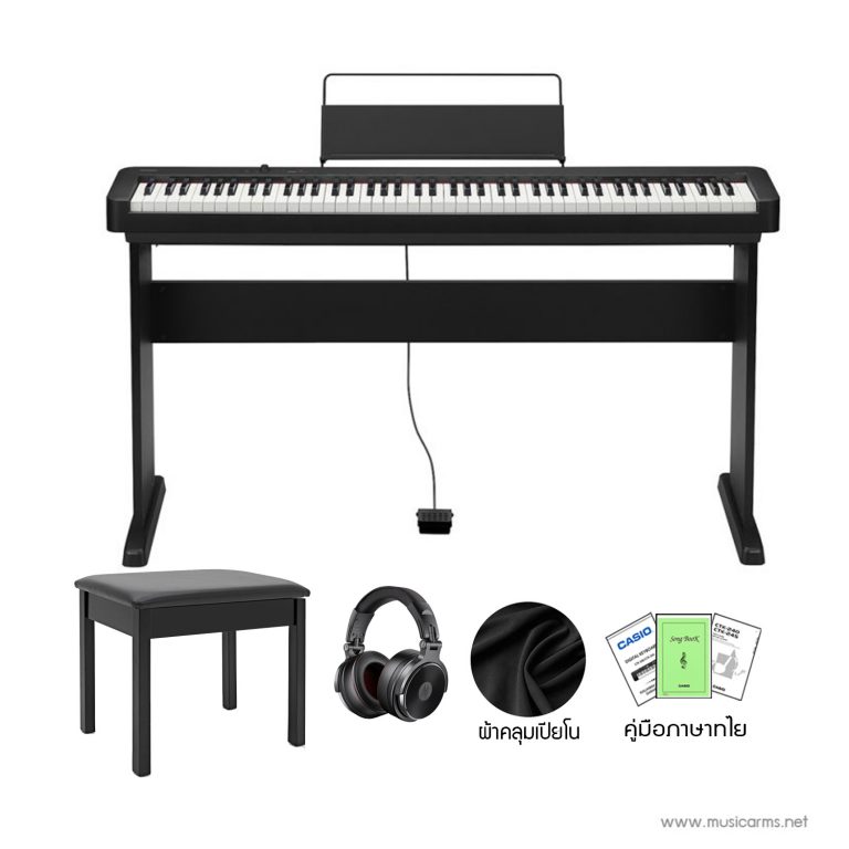 Casio CDP-S350 เปียโนไฟฟ้า | เพิ่มหูฟัง และ ผ้าคลุมเปียโน ฿25200
