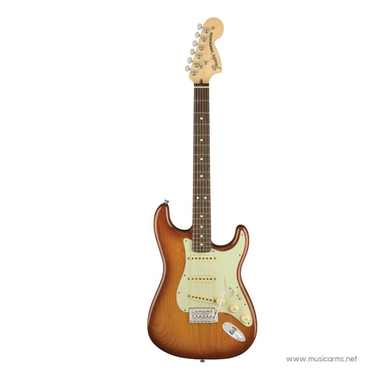 Fender American Performer Stratocaster กีตาร์ไฟฟ้า สี Rosewood, Honey Burst 