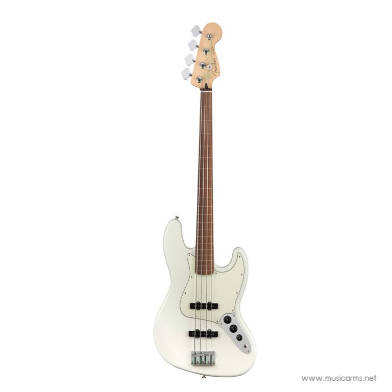Fender Player Jazz Bass Fretless สี Polar White