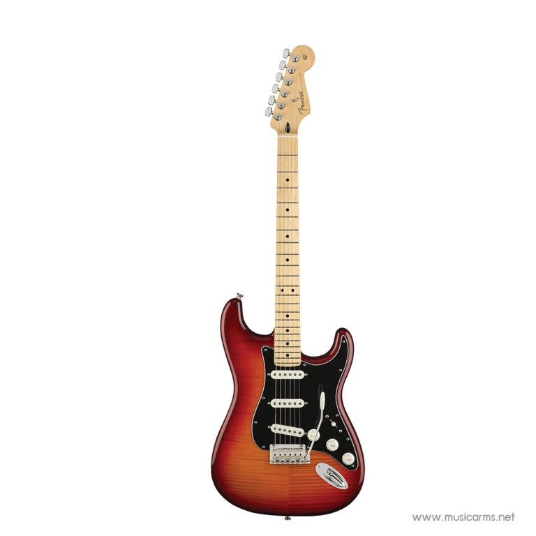 Fender Player Stratocaster Plus Top กีตาร์ไฟฟ้า สี Aged Cherry Sunburst