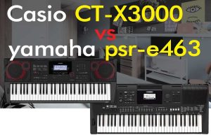Casio CT-X3000 VS Yamaha PSR-E463ราคาถูกสุด | 