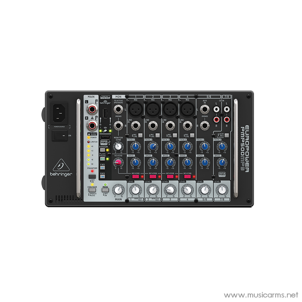 Face cover พาวเวอร์มิกเซอร์-Behringer-PMP-500MP3
