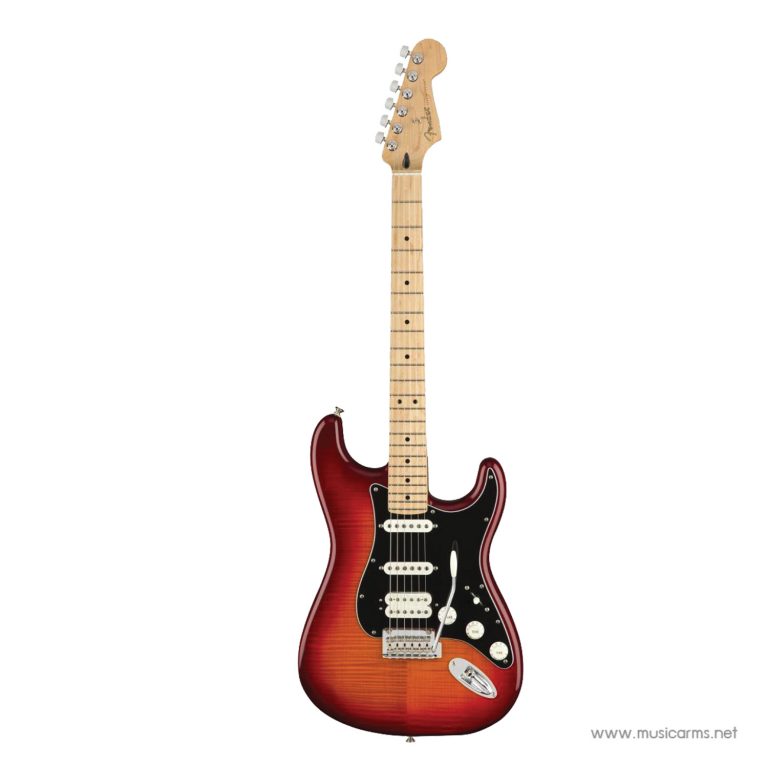Fender Player Stratocaster HSS Plus Top กีตาร์ไฟฟ้า สี  Aged Cherry Burst
