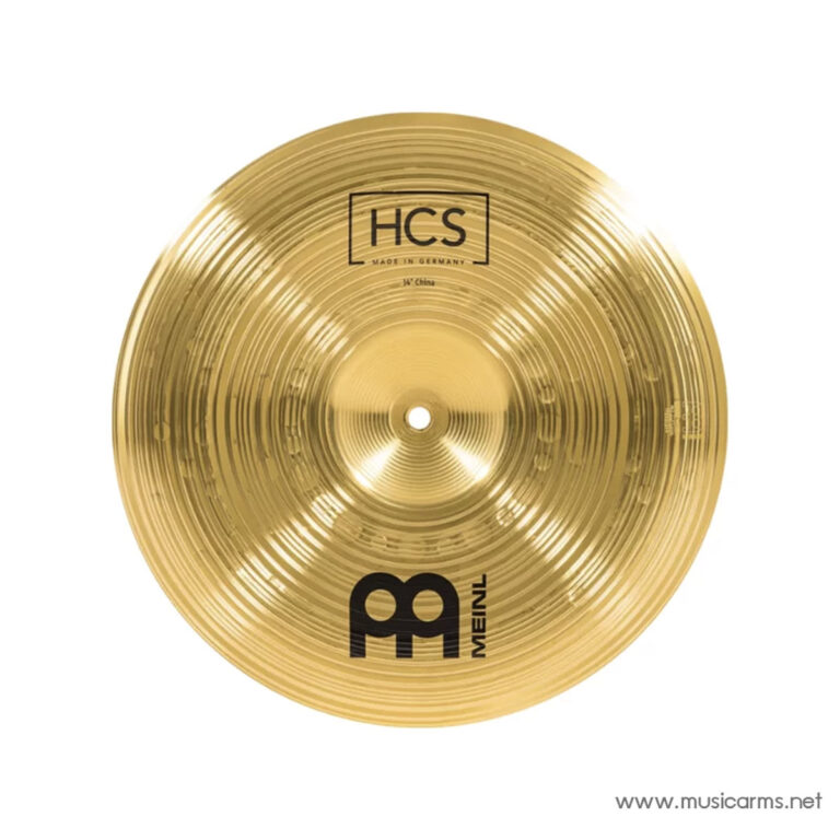 Top view of a gold Meinl HCS 14