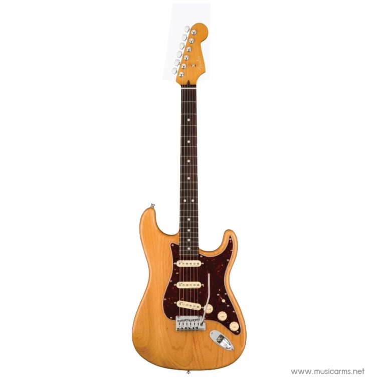Fender American Ultra Stratocaster กีตาร์ไฟฟ้า สี Aged Natural 