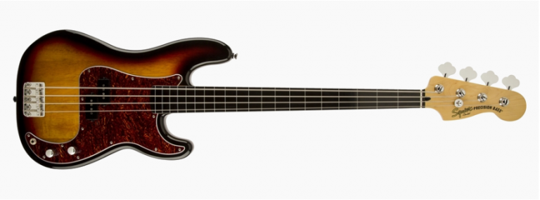 Squier Vintage Modified Precision Bass Fretless เบส 4 สาย ขายราคาพิเศษ