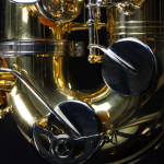 แซคโซโฟน Saxophone Coleman Standard tenor Gold ด้านล่าง ขายราคาพิเศษ
