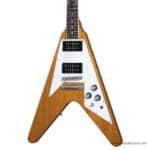 Gibson USA 70s Flying V Electric Guitar in Antique Natural body ขายราคาพิเศษ