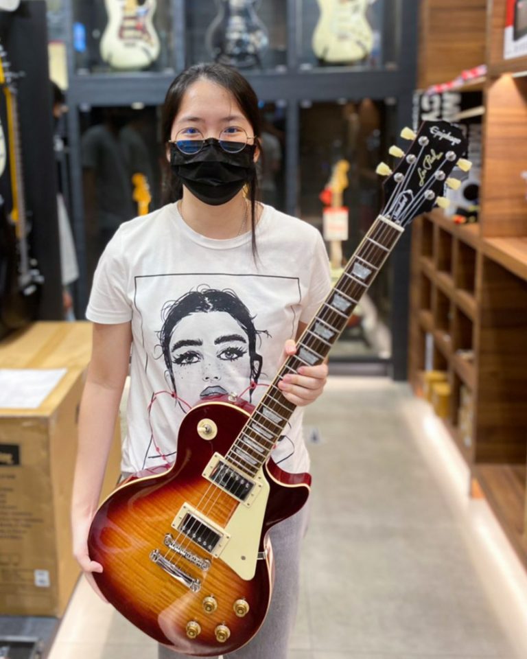 ไฟฟ้า EPIPHONE LP STD 50S Her Cherry SB-3 ขอขอบคุณลูกค้า