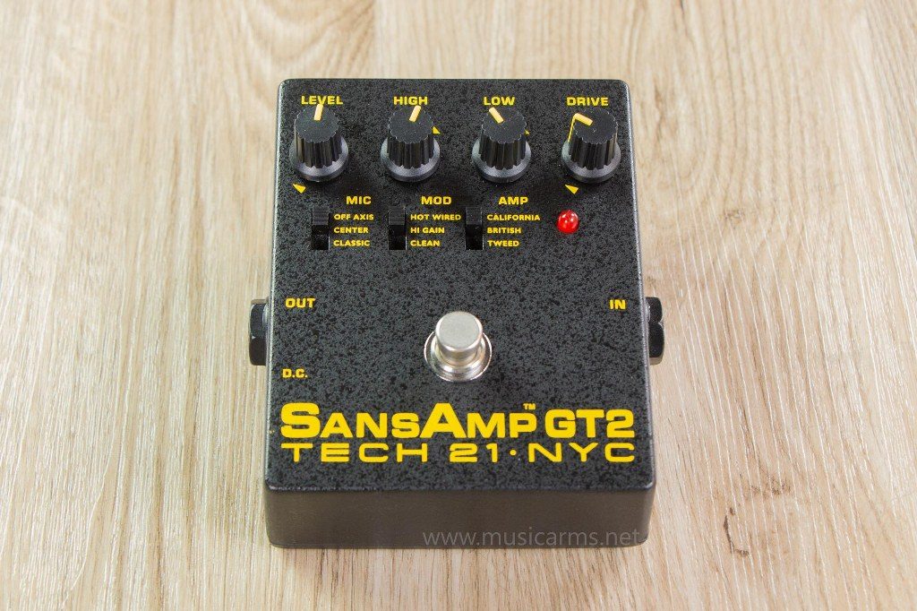 Tech 21 Sansamp GT2 | Music Arms ศูนย์รวมเครื่องดนตรี ตั้งแต่เริ่มต้น