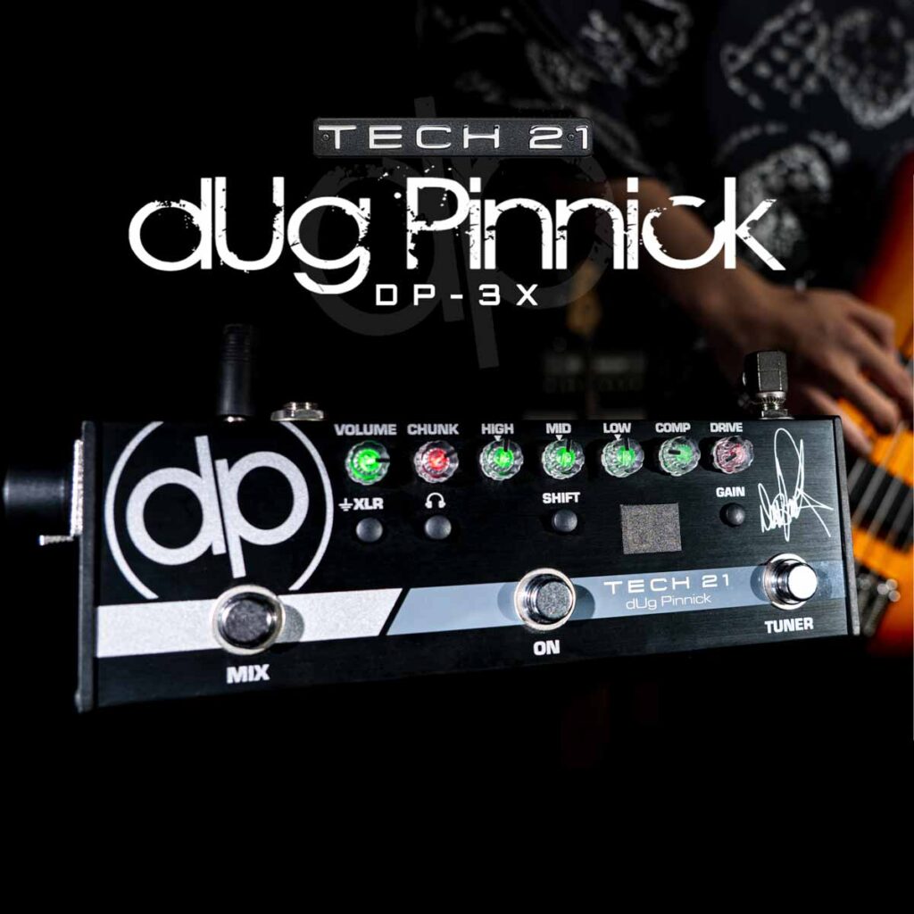 ベース TECH21 DP-3X dUg Pinnick Tech21DP-3X dUg Pinnick Signature Model《ベース用DI,プリアンプ