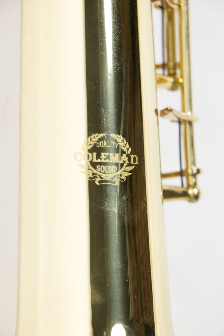 แซคโซโฟน Saxophone Soprano Coleman Standard Gold โลโก้ ขายราคาพิเศษ