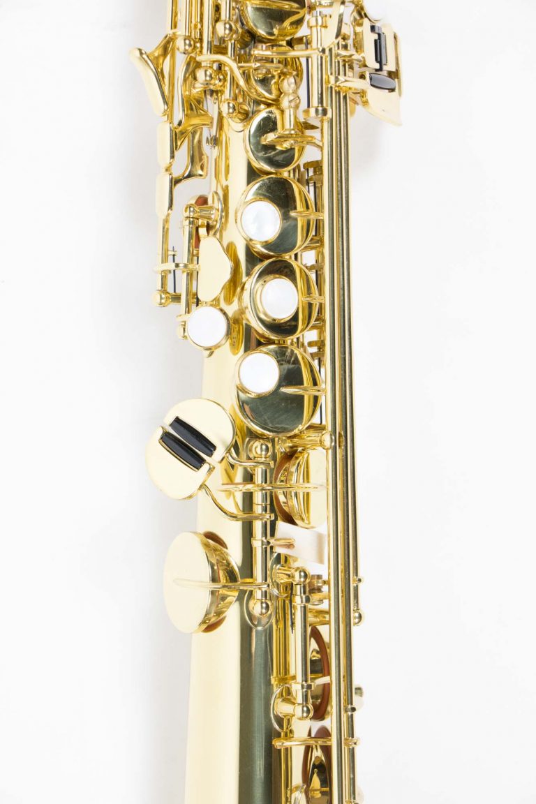 แซคโซโฟน สีทอง Saxophone Soprano Coleman Standard Gold คีย์ ขายราคาพิเศษ