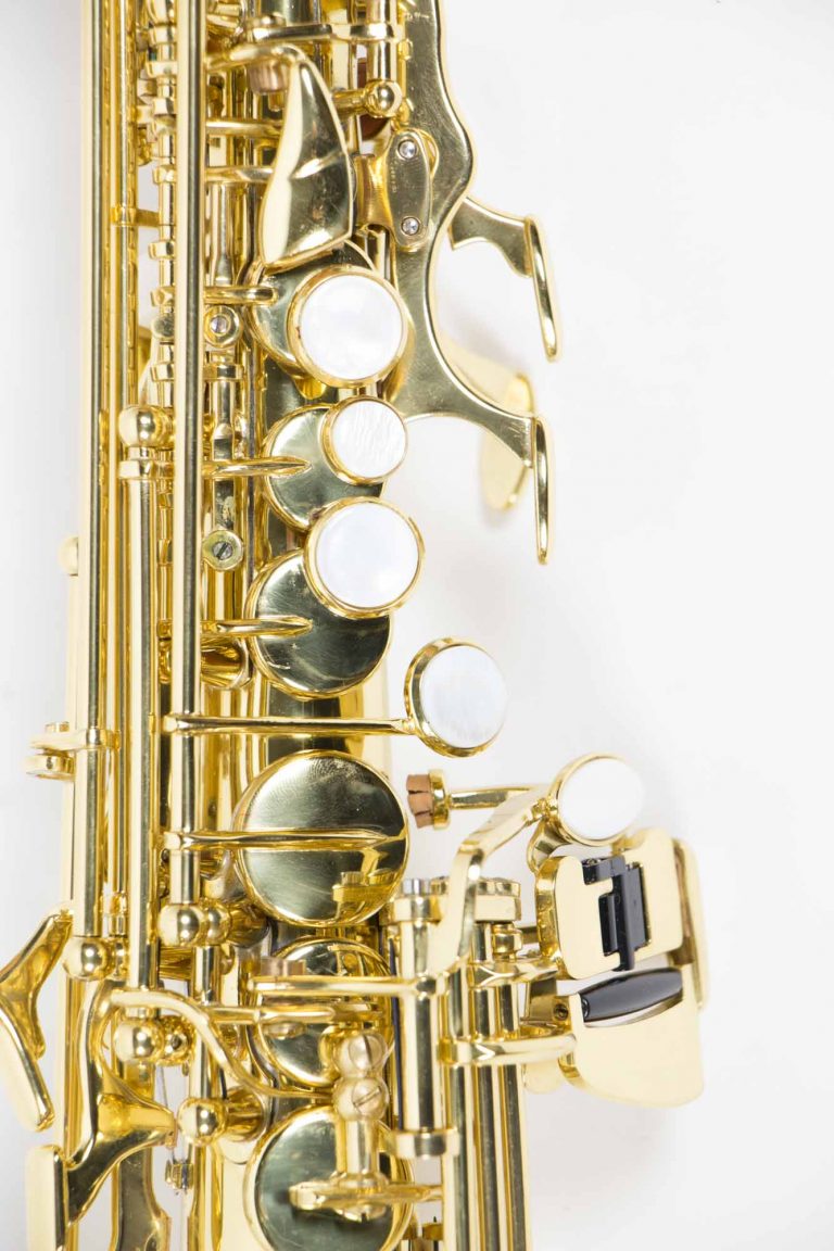 แซคโซโฟน สีทอง Saxophone Soprano Coleman Standard Gold คีย์เต็มตัว ขายราคาพิเศษ