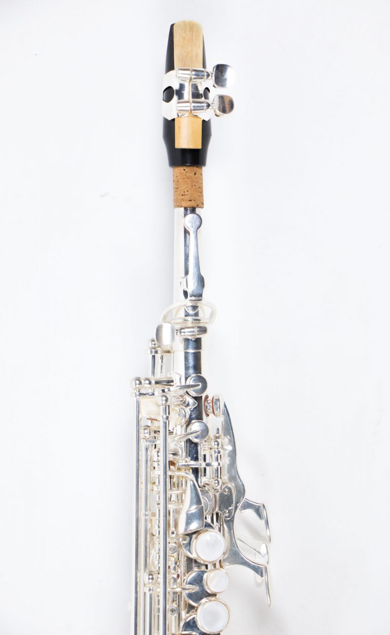 แซคโซโฟน Saxophone Soprano Coleman Standard Silver ที่เป่า ขายราคาพิเศษ