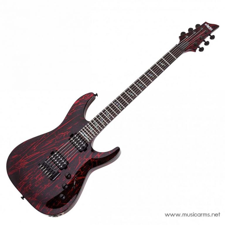 Schecter C-1 Silver Mountain Blood Moon guitar ขายราคาพิเศษ