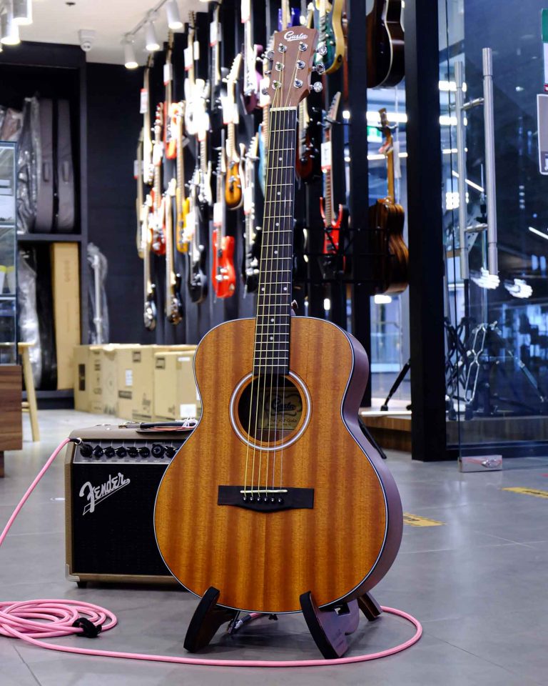 fender acoustic junior and gusta mini 1E