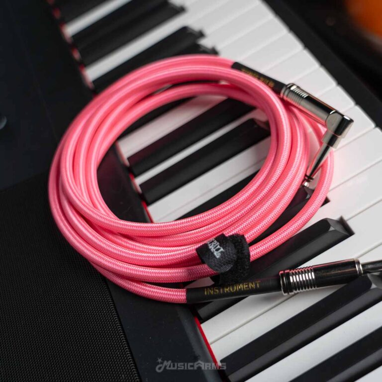 ERNIE BALL 10 FEET BRAIDED SA สีชมพู ขายราคาพิเศษ