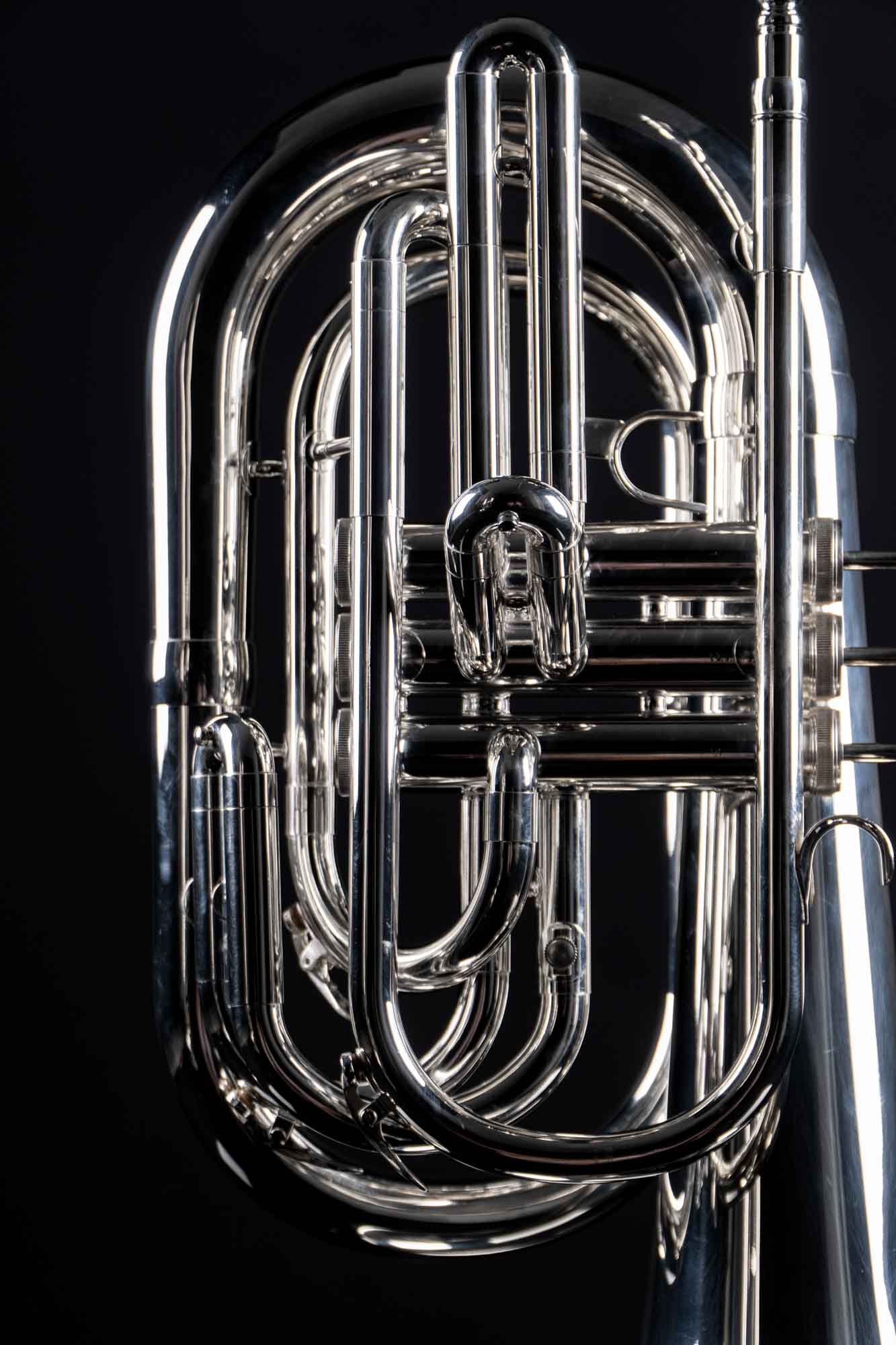 Coleman Standard Marching Euphonium Silver Music Arms