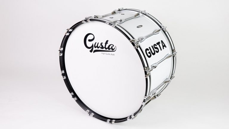 กลองใหญ่มาร์ชชิ่ง Gusta 26นิ้ว 12หลัก Marching Bass Drum ขายราคาพิเศษ