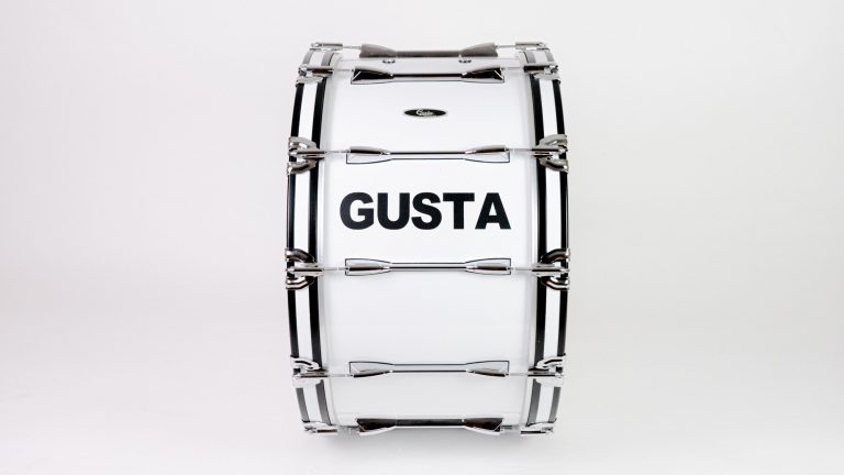 กลองใหญ่มาร์ชชิ่ง Gusta 26นิ้ว 12หลัก Marching Bass Drum ขายราคาพิเศษ