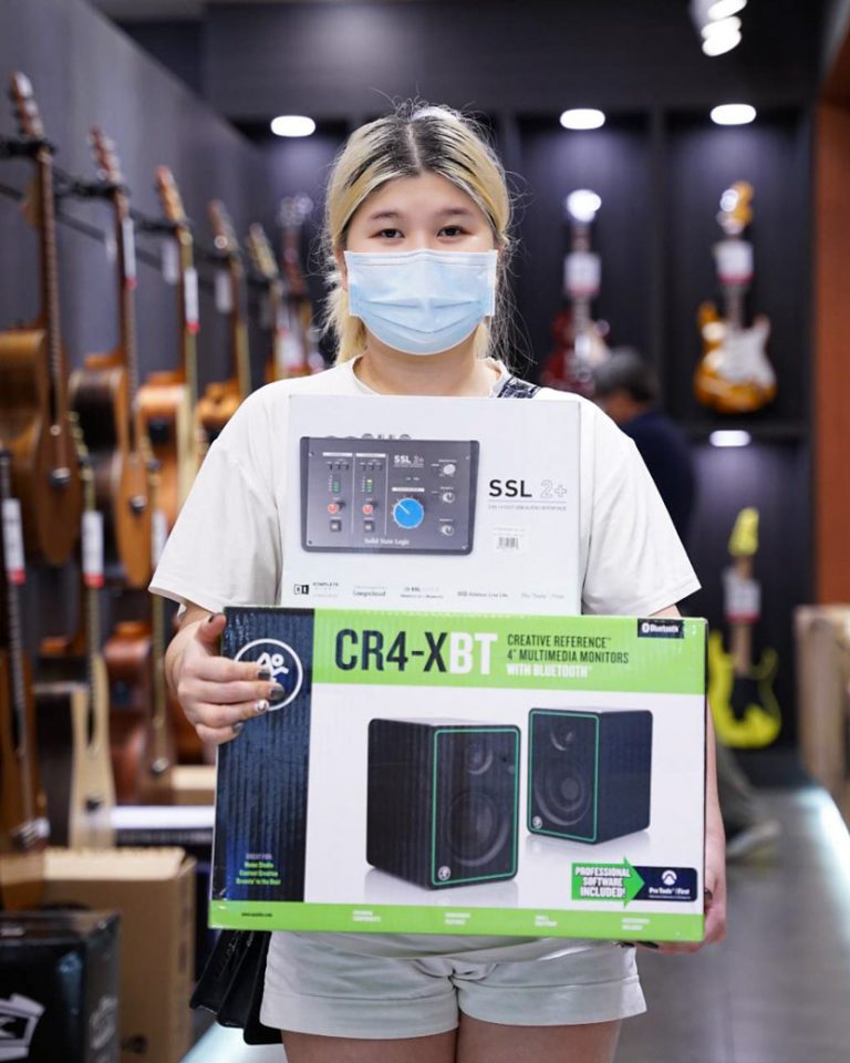 ออดิโออินเตอร์เฟส Solid State Logic SSL2 USB Audio Interface and ลำโพงมอนิเตอร์ MACKIE CR4-XBT-3 ขอขอบคุณลูกค้า