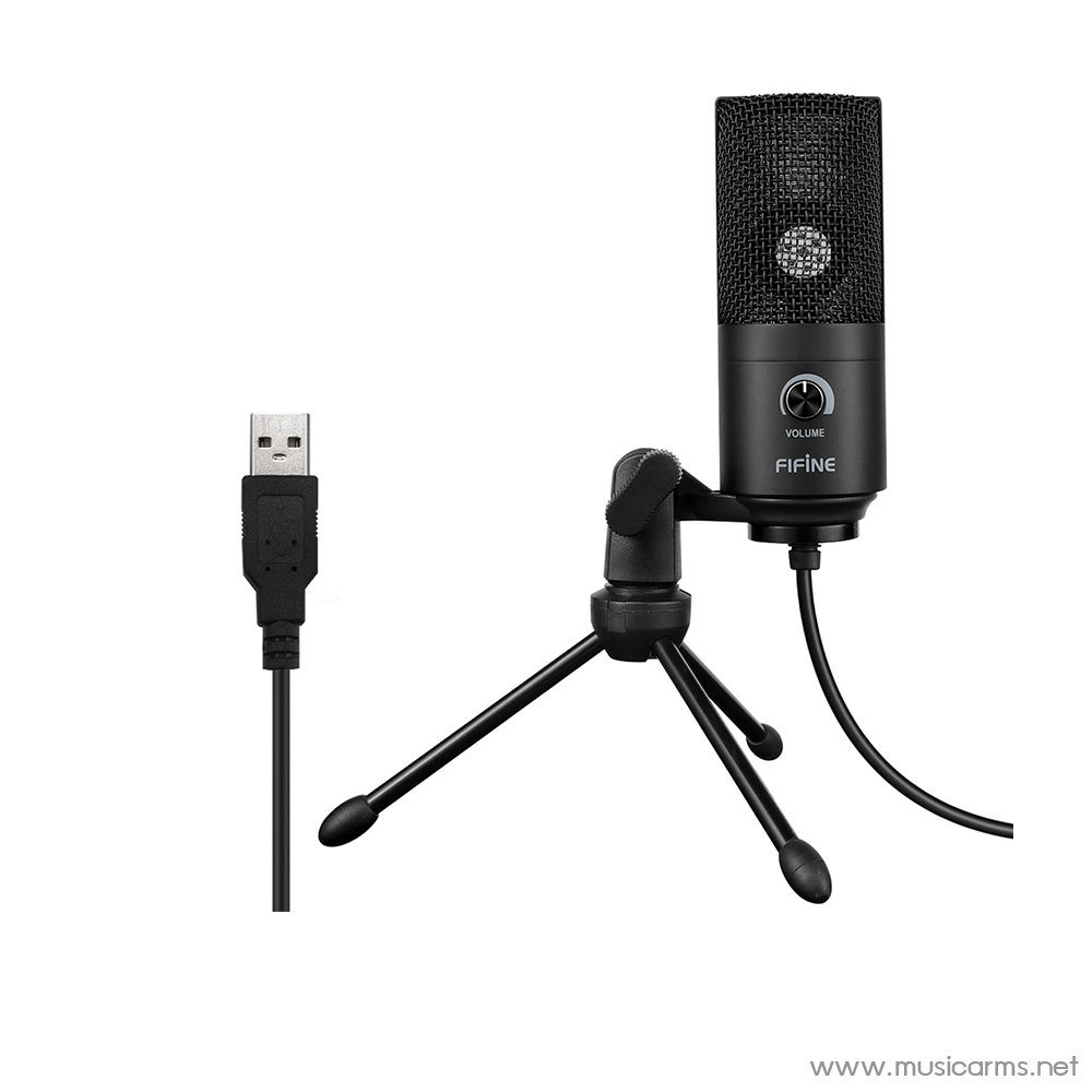 Face cover ไมโครโฟน-FIFINE-K669B-USB-Microphones