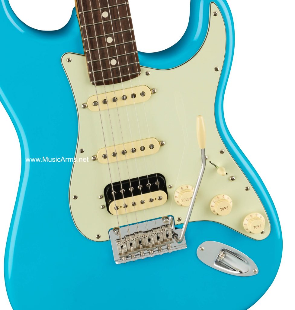 กีต้าร์ไฟฟ้า Fender American Professional ll Stratocaster HSS Stratocaster Miami Blue Rosewood ปิ๊กอัพ