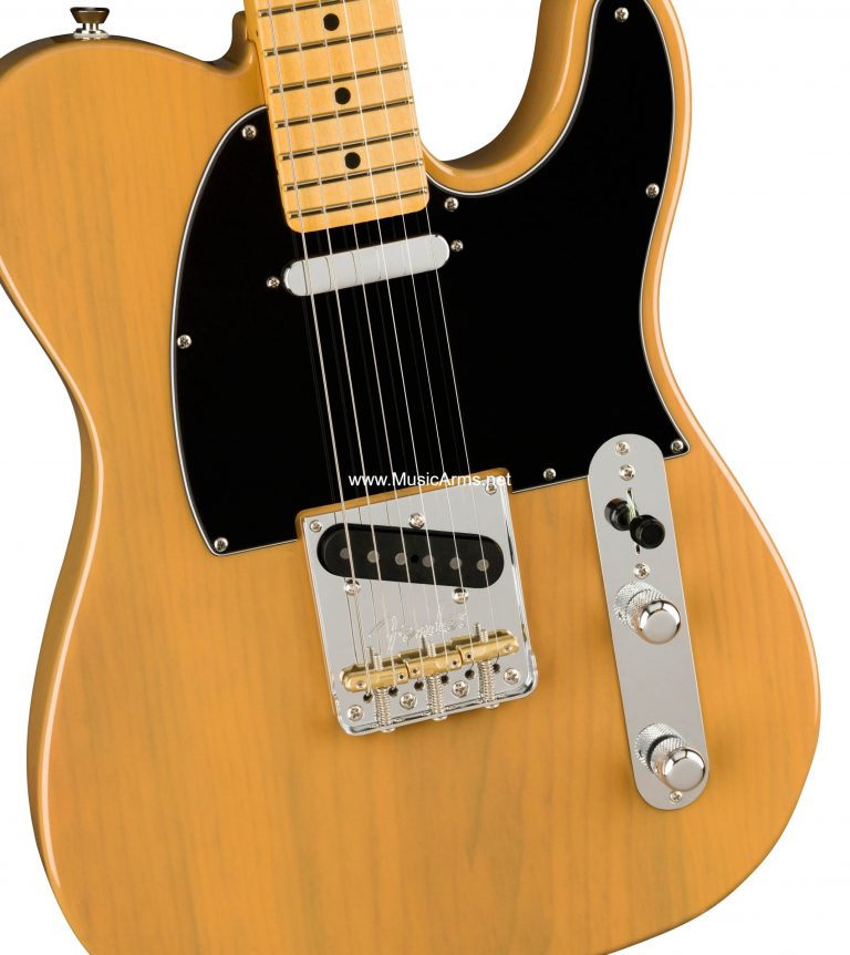 ปิ๊กอัพ Fender American Professional ll Telecaster Butterscotch Blonde Maple กีต้าร์ไฟฟ้า ขายราคาพิเศษ