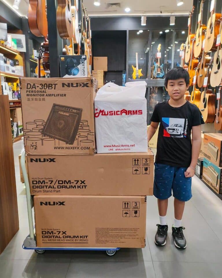 กลองไฟฟ้า Nux DM-7X + NUX DA30BT แฟชั่น