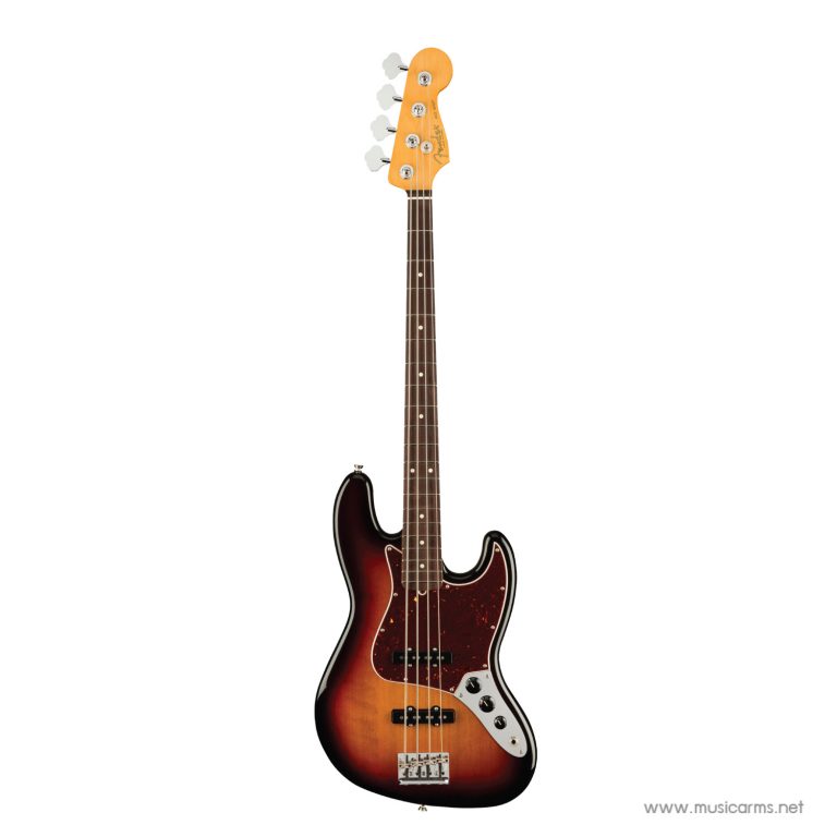 Fender American Professional II Jazz Bass เบส 4 สาย สี Rosewood 3-Color Sunburst