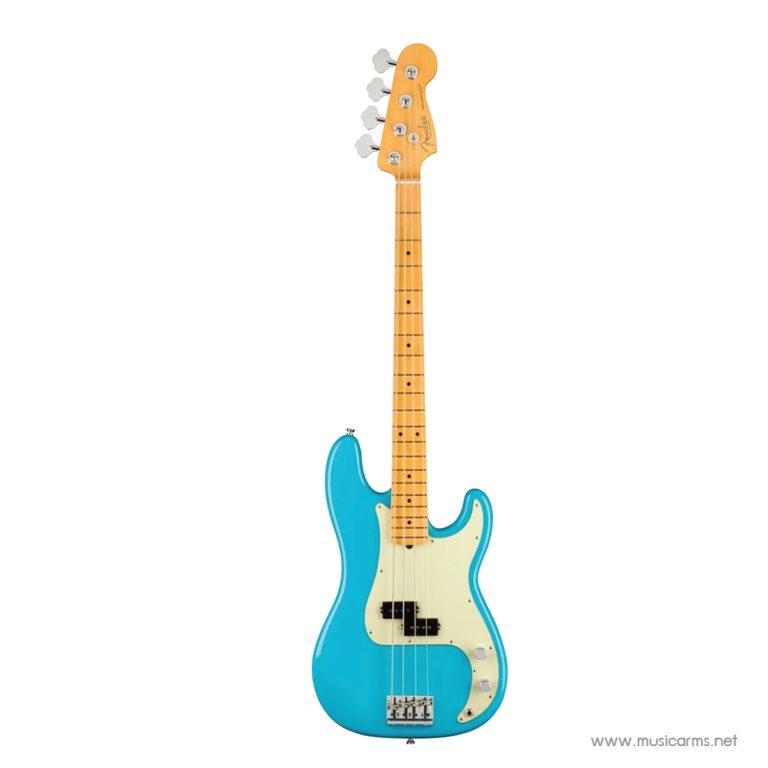 Fender American Professional II Precision Bass สี  Maple, Miami Blue