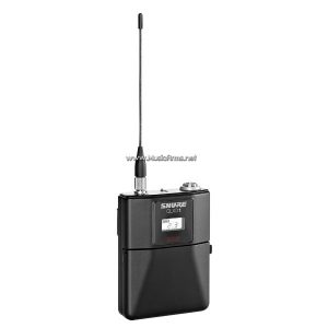 เครื่องส่งสัญญาณ SHURE QLXD1=-Q12 เครื่องส่งสัญญาณไมโครโฟนไร้สาย แบบ Bodypack Wireless System ย่าน VHF คลื่นความถี่ 748-758 MHzราคาถูกสุด | SHURE