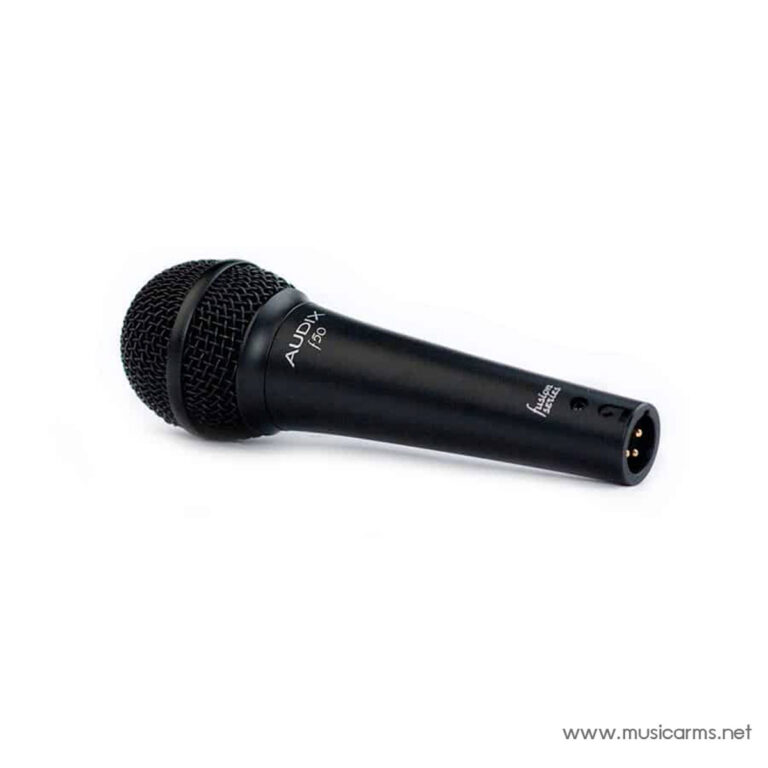 Audix 1500 handheld microphone on a white background, lying on its side with the XLR output end visible. ขายราคาพิเศษ