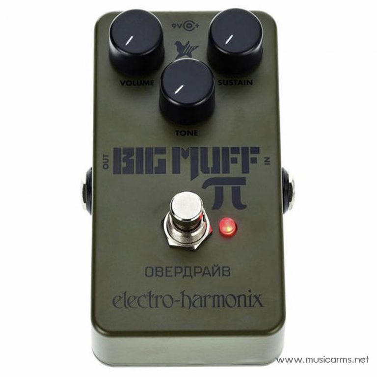 Electro-Harmonix Green Russian Big Muff แนวตั้ง ขายราคาพิเศษ