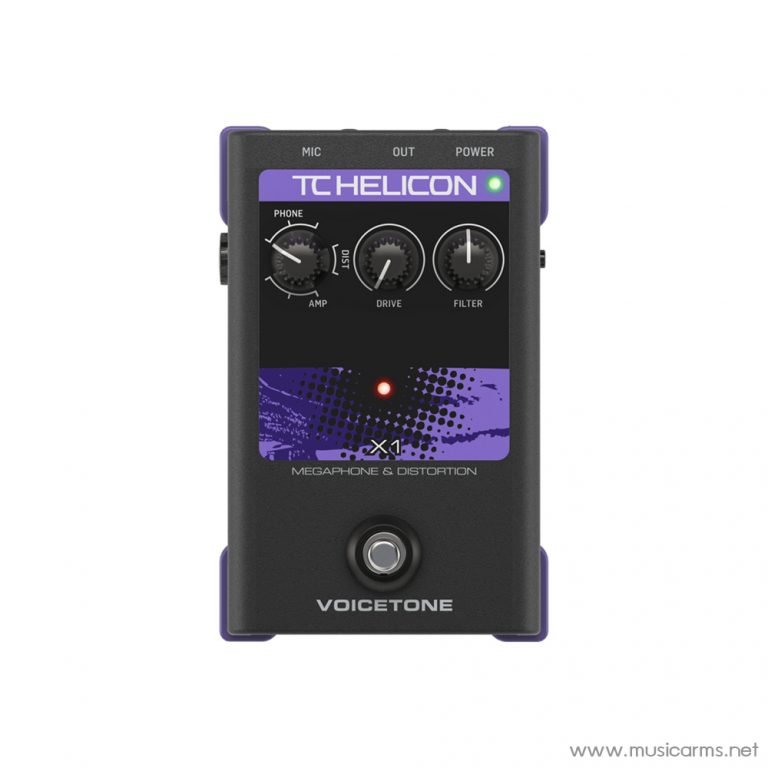 Face cover TC-Helicon-VoiceTone-X1-Megaphone-and-Distortion ขายราคาพิเศษ