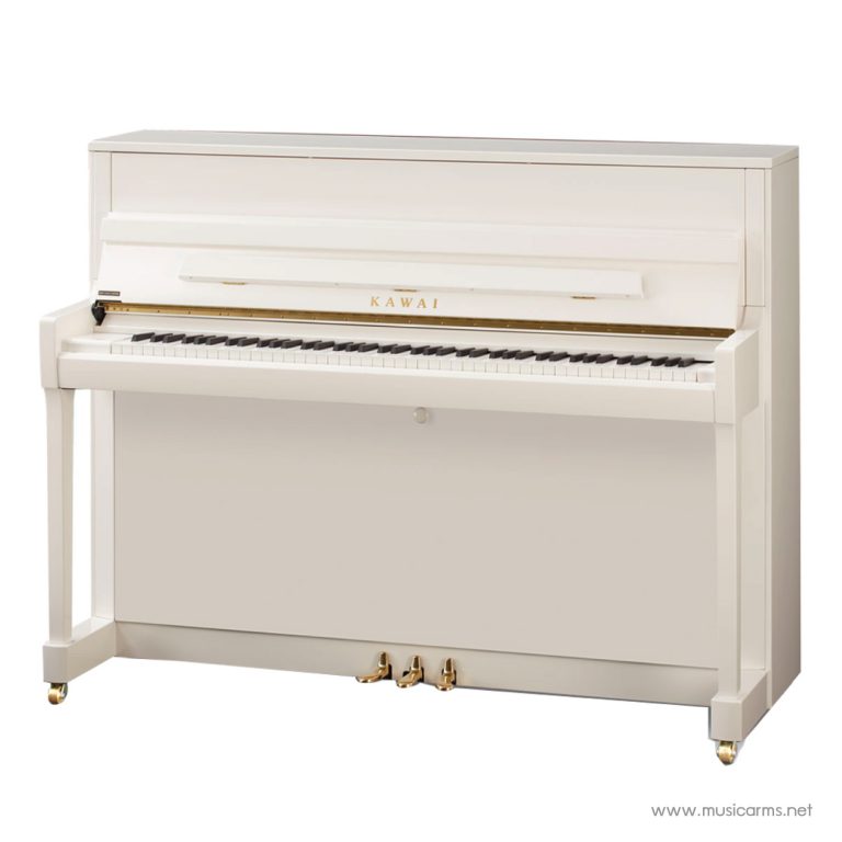 Kawai K-200 อัพไรท์เปียโน สี White Polish