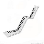 Midiplus-Folding-Pianoคีบอร์ดขาว ขายราคาพิเศษ