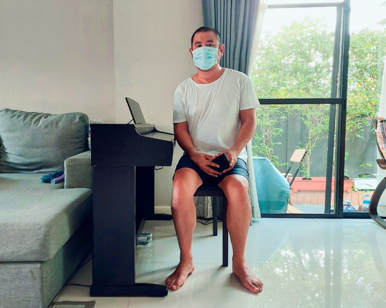 ประกอบเปียโนรุ่น Kawai kdp-120r บ้านลูกค้า