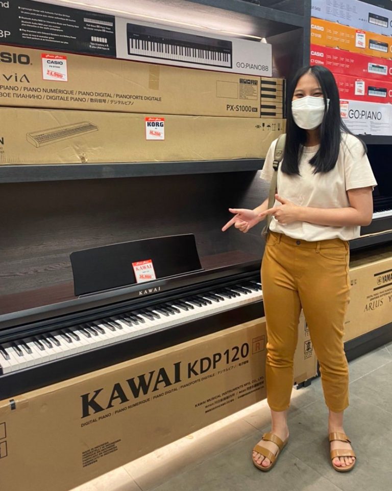 เปียโนไฟฟ้า KAWAI KDP-120R งาม