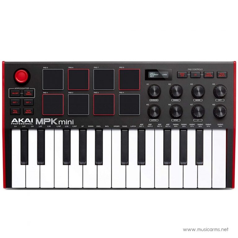 Akai MPK Mini MK3 คีย์บอร์ด MIDI สี Red