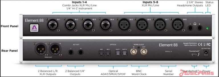 Apogee-element-88-detail ขายราคาพิเศษ