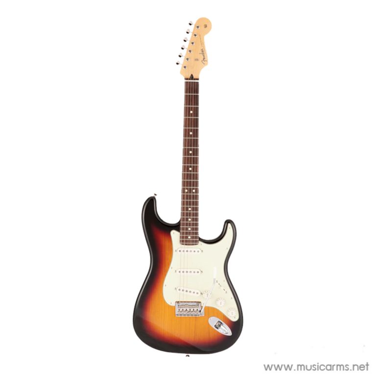Fender-Hybrid-II-Stratocaster-สีซันเบิร์ดคอดำ ขายราคาพิเศษ