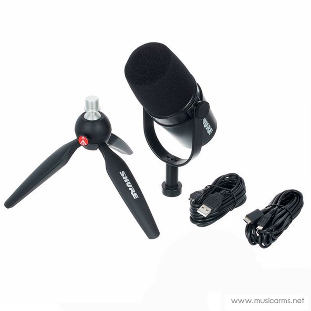 Shure MV7 Podcast Kit ชุดไมโครโฟนไดนามิก | Music Arms ศูนย์รวมไมโครโฟน
