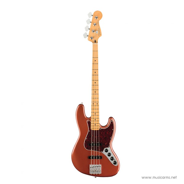 Fender Player Plus Jazz Bass เบส 4 สาย สี Aged Candy Apple Red